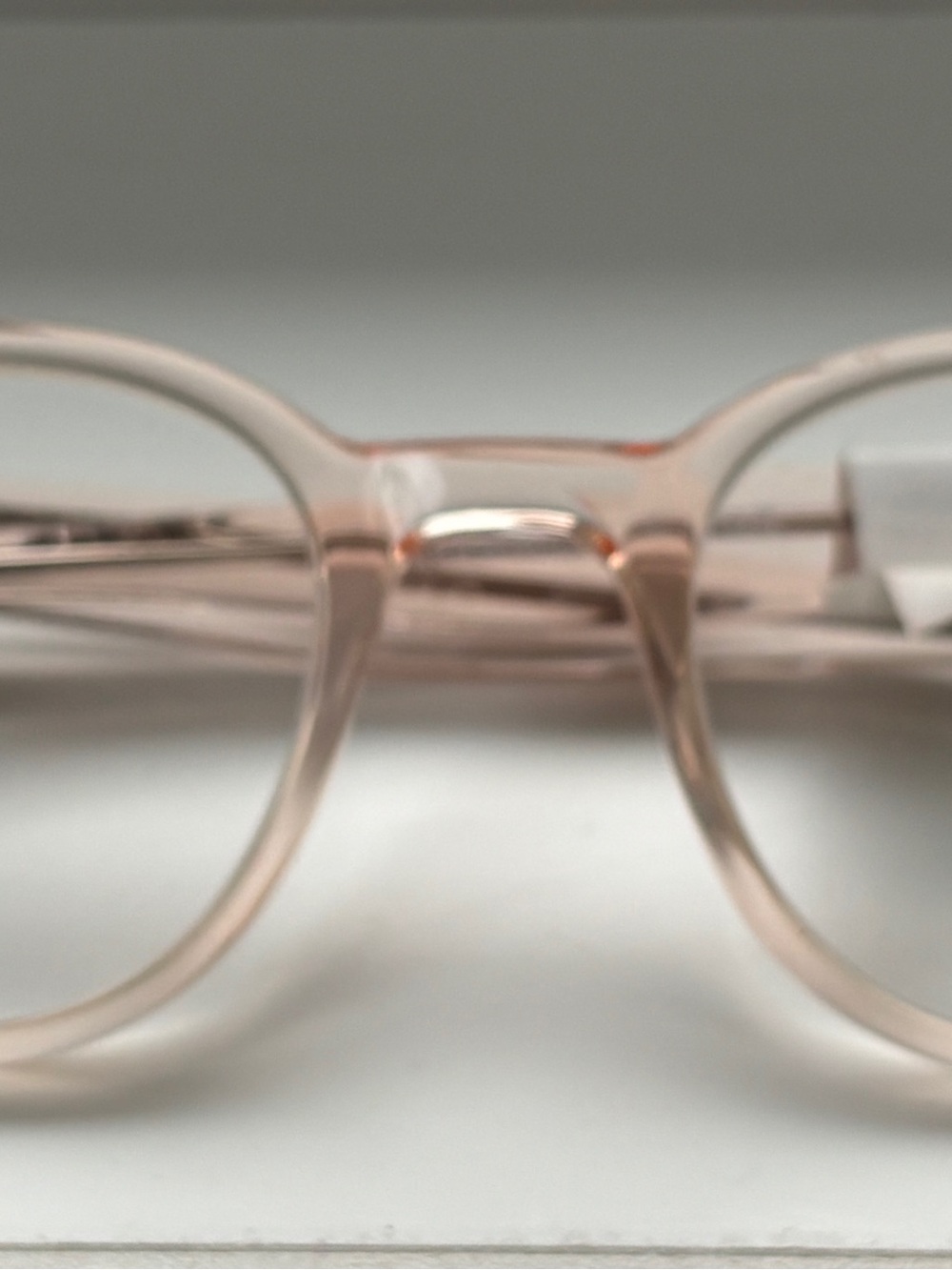 Eyebob Eleanor Clear Blush Crystal  Women’s Eyeglasses - Transparent Pink Frame
